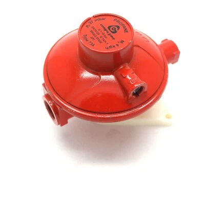 Cavagna Wall Mounted 37mbar 4kgh Propane regulator 1/4 bsp Female x 3/8 BSP F