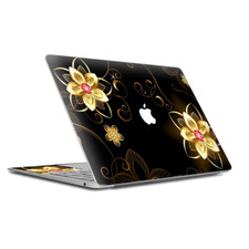 Skin Decal Wrap for MacBook Air Retina 13 Inch - glowing flowers abstract