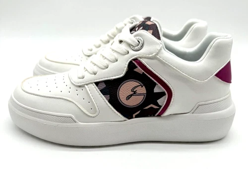 Gattinoni women's sneakers shoes model Leon White /Raven