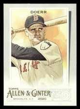 2020 Topps Allen & Ginter Bobby Doerr #328 Boston Red Sox Baseball Card