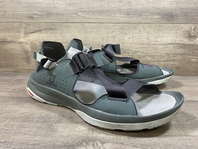 Salomon Tech Sandals Gray Trail Hiking Contagrip Urban Water