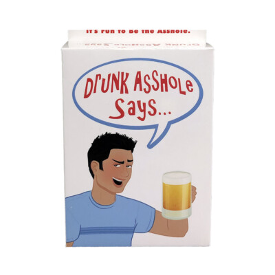 Drunk As*hole Says Game Cards Scratch Off Tickets & Glow in the Dark Dice