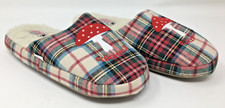 NIP Adelheid Gluckspilz Lucky Mushroom Plaid Slippers Women's 8 EU 38-39 w/Box