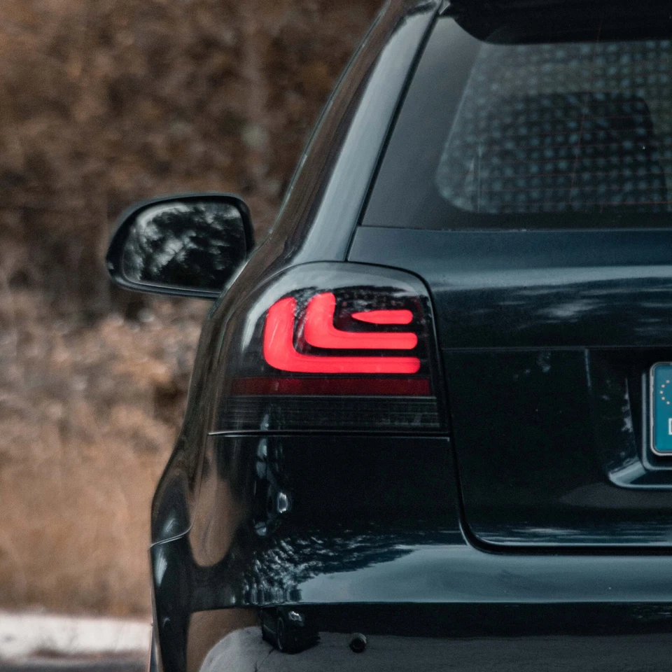 LED Heckleuchten für AUDI A3 8P 03-12 Rückleuchten schwarz Blinker links rechts - Bild 4 von 4