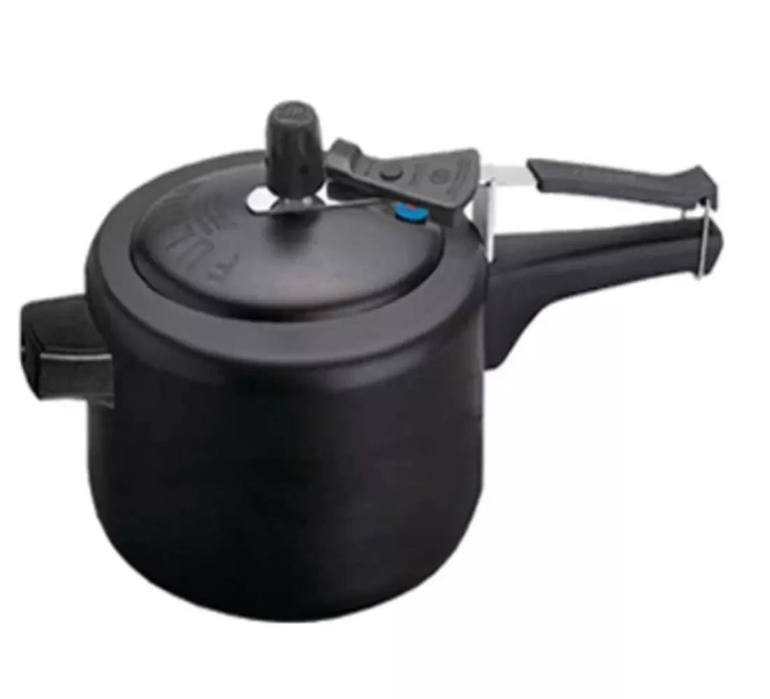 Original Aluminium Black Non Stick Coating Pan Pressure Cooker 7 Liters Fulgor