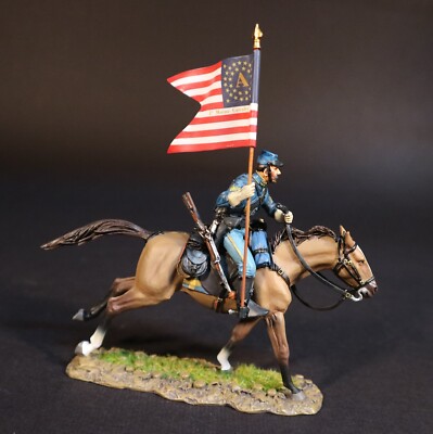 JOHN JENKINS AMERICAN CIVIL WAR USBS-07M UNION 1ST MAINE CAVALRY STANDARD BEARER