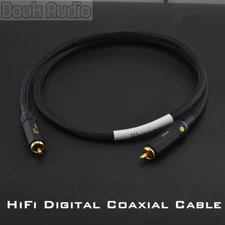 Gold Plated BELDEN 75Ω OFC Male Digital Coaxial Cable Audio Decoder Signal Cord
