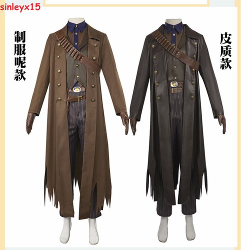 Movie Ghoul Cooper Howard Cosplay Brown Full Suit Makeup Ball Party Equipment - Picture 2 of 20