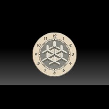 STL File Wall clock Illuzion v3 -  Model for CNC Router Machine