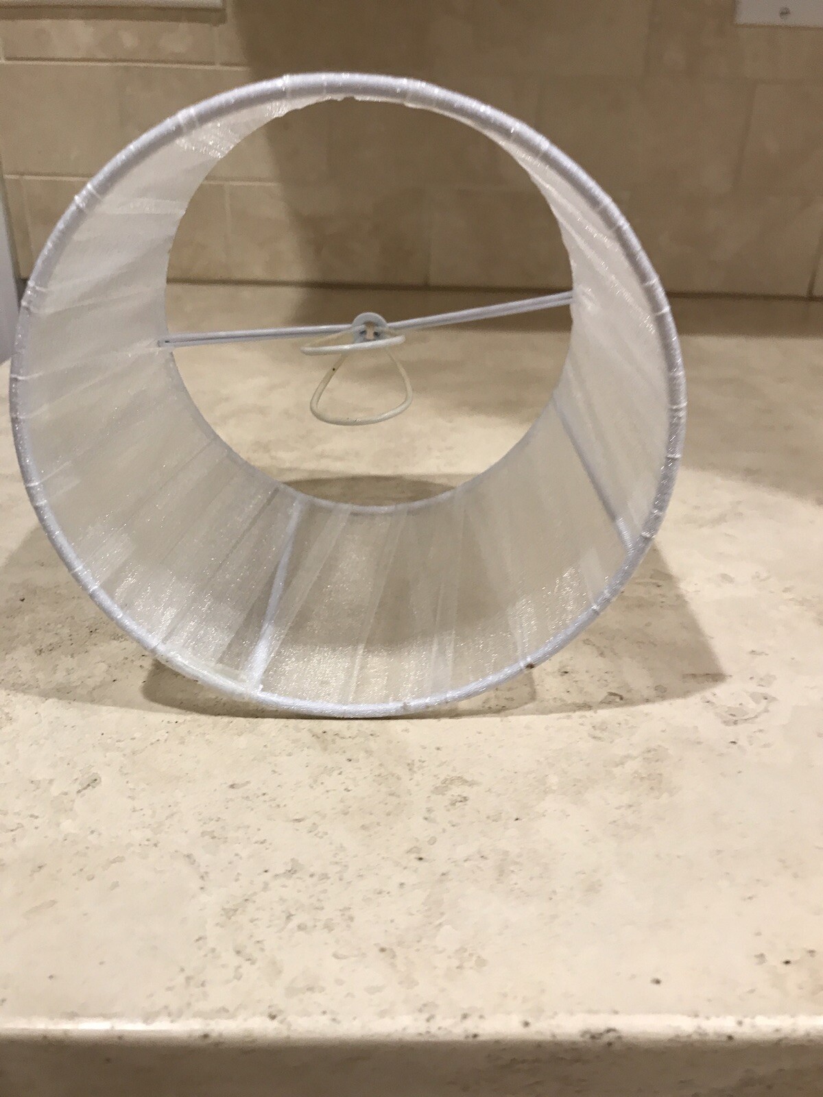 Chandelier White Sheer Shimmer Lamp Shade 5”x5.5” 2 Pieces eBay