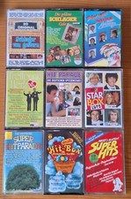 9 Musikkassetten SCHLAGER Sampler Deutsche Hitparade Stimmung Cassette MC