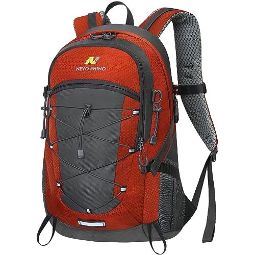 35L-45L Waterproof Hiking Backpack for Outdoor Adventures, Orange Day Pack  -image