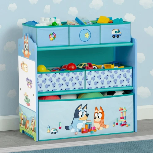 Bluey Design and Store 6 Bin Toy Storage Organizer by Delta Children - Picture 5 of 5