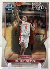 2022-23 Bowman U Chrome Basketball Marcus Sasser 1st Bowman Card #93 Houston RC