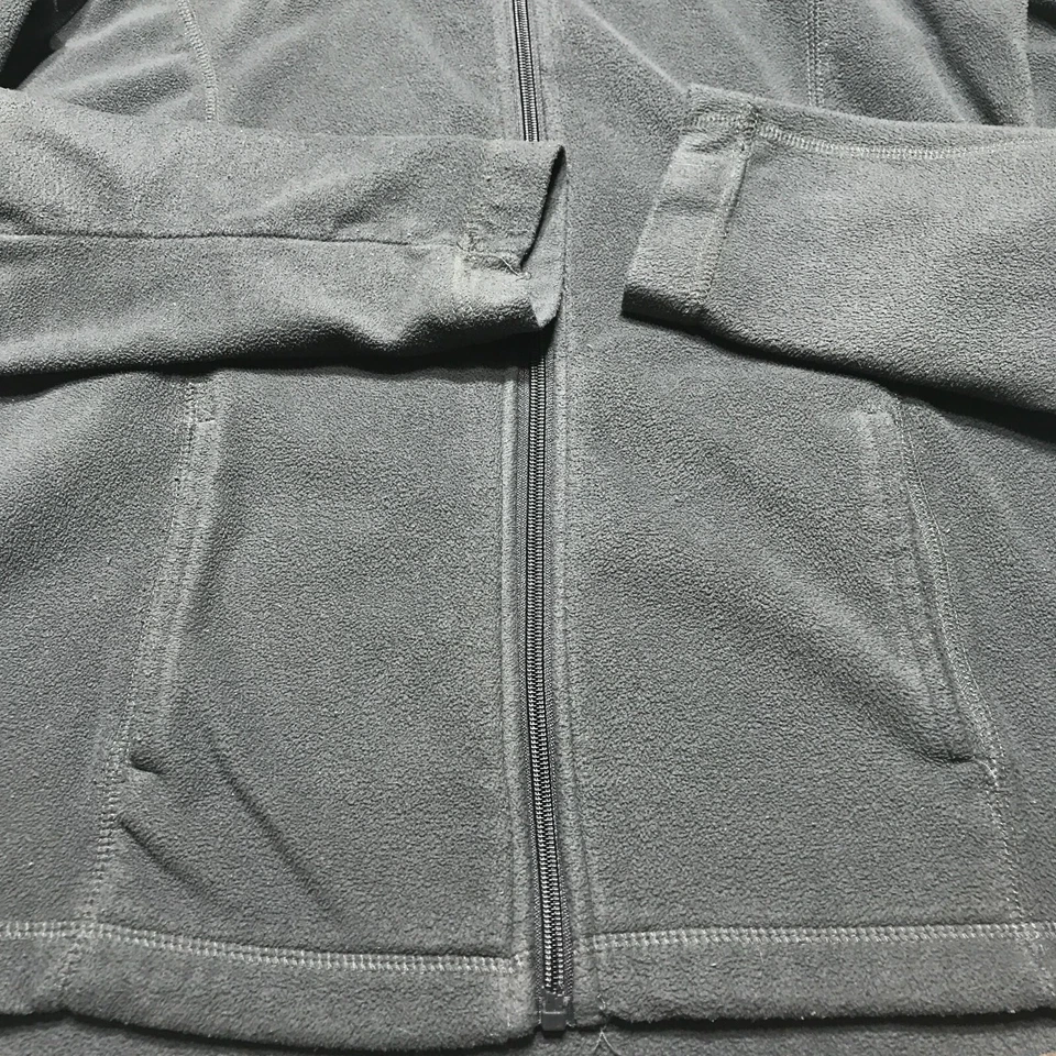 Danskin Now Jacket Womens Size XS (0-2) Gray Fleece Full Zip 2 Front Pockets - Image 4 of 4