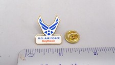 Vintage USAF United States US Air Force Raytheon Military Defense Hat Lapel Pin