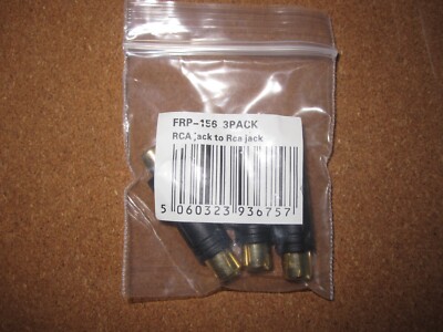 10 x RCA Phono Buchse zu Buchse Mono Video Audio Adapter Joiner Kupplung Extender