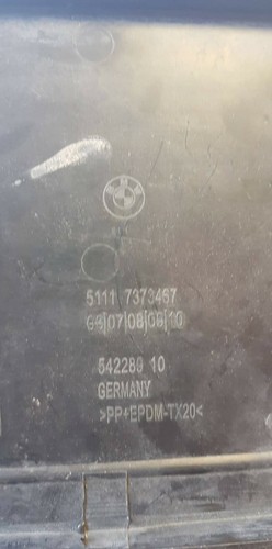 BMW 740I 740IX 750I 750IX G12 STOßSTANGE VORNE KENNZEICHENHALTER OEM 7373467