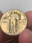1928-S Silver Standing Liberty Quarter, Colorful Rainbow Toning — photo 4