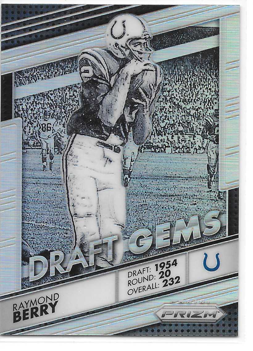 2016 Prizm Football Draft Gems Prizms Raymond Berry Colts