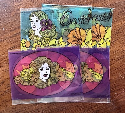 Vintage BARBIE Easter Egg Wraps Lot Of (4) Mattel 1983