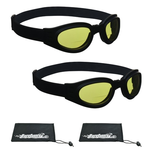 Gafas de sol bifocales gafas de motocicleta plegables gafas envolventes deportivas espuma a prueba de viento - Imagen 31 de 34