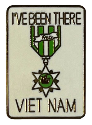 Pack of 24 I've Been There Vietnam Motorcycle Hat Cap Lapel Pin M-067