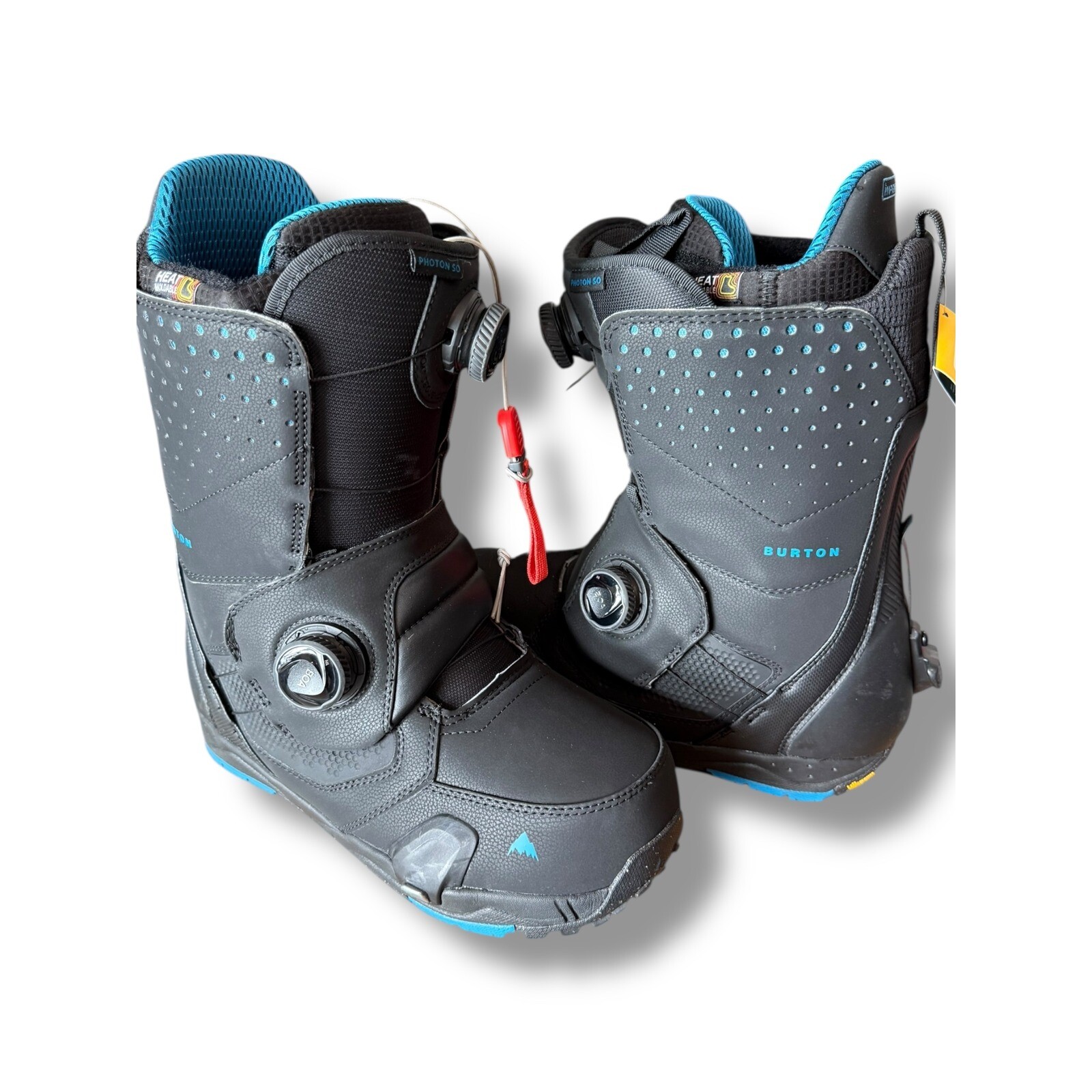 NUEVO EN CAJA Botas de Snowboard Burton Photon Step On Negro/Azul - Sistema de Cordones BOA Talla 11.5