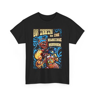 Dr. Teeth and the Electric Mayhem Tee, Muppets Band Shirt, Rock and Roll Shirt