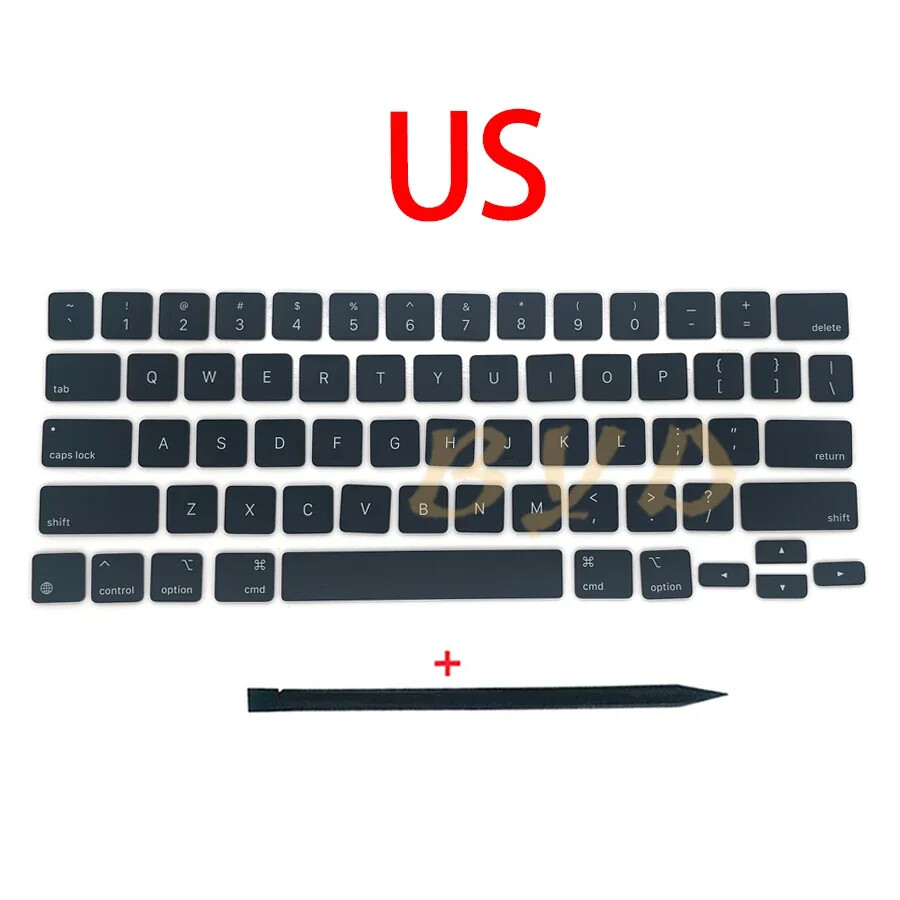 New Key Keycaps Keys Cap Black For iPad Pro 12.9