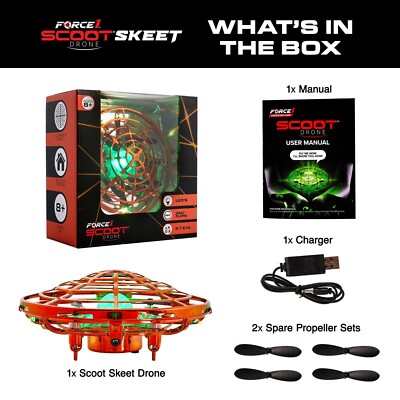 Force1 Scoot Skeet Drone Electronic Shooting Game for Kids (Drone