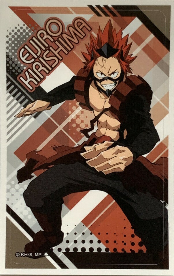 eijiro kirishima My Hero Academia Character Card Japan sticker