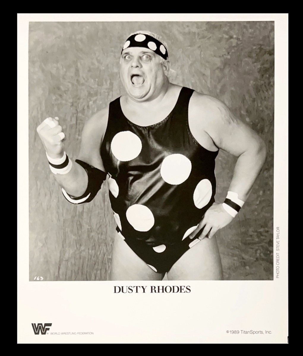 WWE ダスティーローデス WWE DUSTY RHODES OFFICIAL LICENSED ORIGINAL 8X10 PROMO PHOTO
