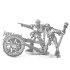 Medieval Light Gun And Crew 28mm Metal Unpainted