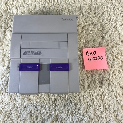 Super Nintendo SNES SNS-001 Replacement Console System Only FOR PARTS