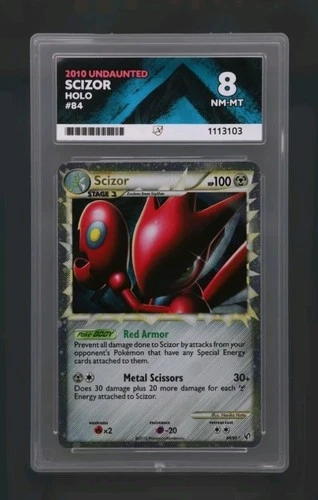 Pokémon TCG Scizor Prime 84/90 Undaunted Holo Rare Pokemon Card - ACE 8