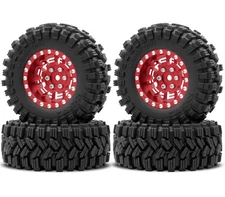 OGRC 1.0 Plus (1.2 Inches) Beadlock Wheel and Tires Set 7mm Negative Offset