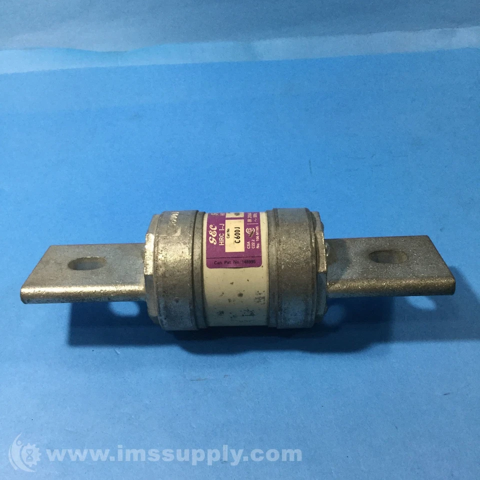 Fusible G&amp;C C600J HRC I-J 600 Amp USIP Foto 2 de 4