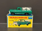Matchbox Lesney #50C-2 1969 Ford Kennel Truck White Grill w/Original Type F Box