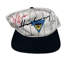 Vtg 90s Highway 101 Country Band Signed Hat Nikki Nelson Jack Daniels Snapback