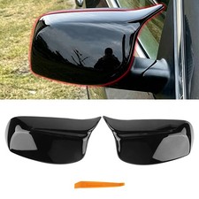 Gloss Black M Style Side Mirror Cover Caps For Bmw E60 E61 525i530i 2003-2008