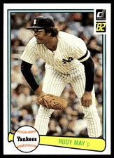 Rudy May 1982 Donruss #325 New York Yankees MLB READ FREE SHIPPING AutographDen