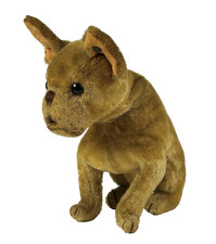 Steiff- Vintage Bully Bulldog German FF Button Mechanical Tail Head Dog Toy Doll