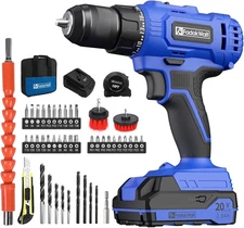 FADAKWALT 20V Cordless Drill/Driver Set,Electric Power Drill Kit 