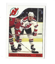 1985-86 O-Pee-Chee #139 Rich Preston NMMT