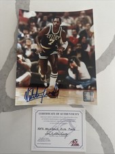NATE TINY ARCHIBALD SIGNED 8X10 PHOTO BOSTON CELTICS BASKETBALL HOF AUTO COA