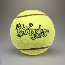 XLarge Dog Tennis Balls 5  Durable Chew Ball Felt Toy Neon Yellow Grriggles