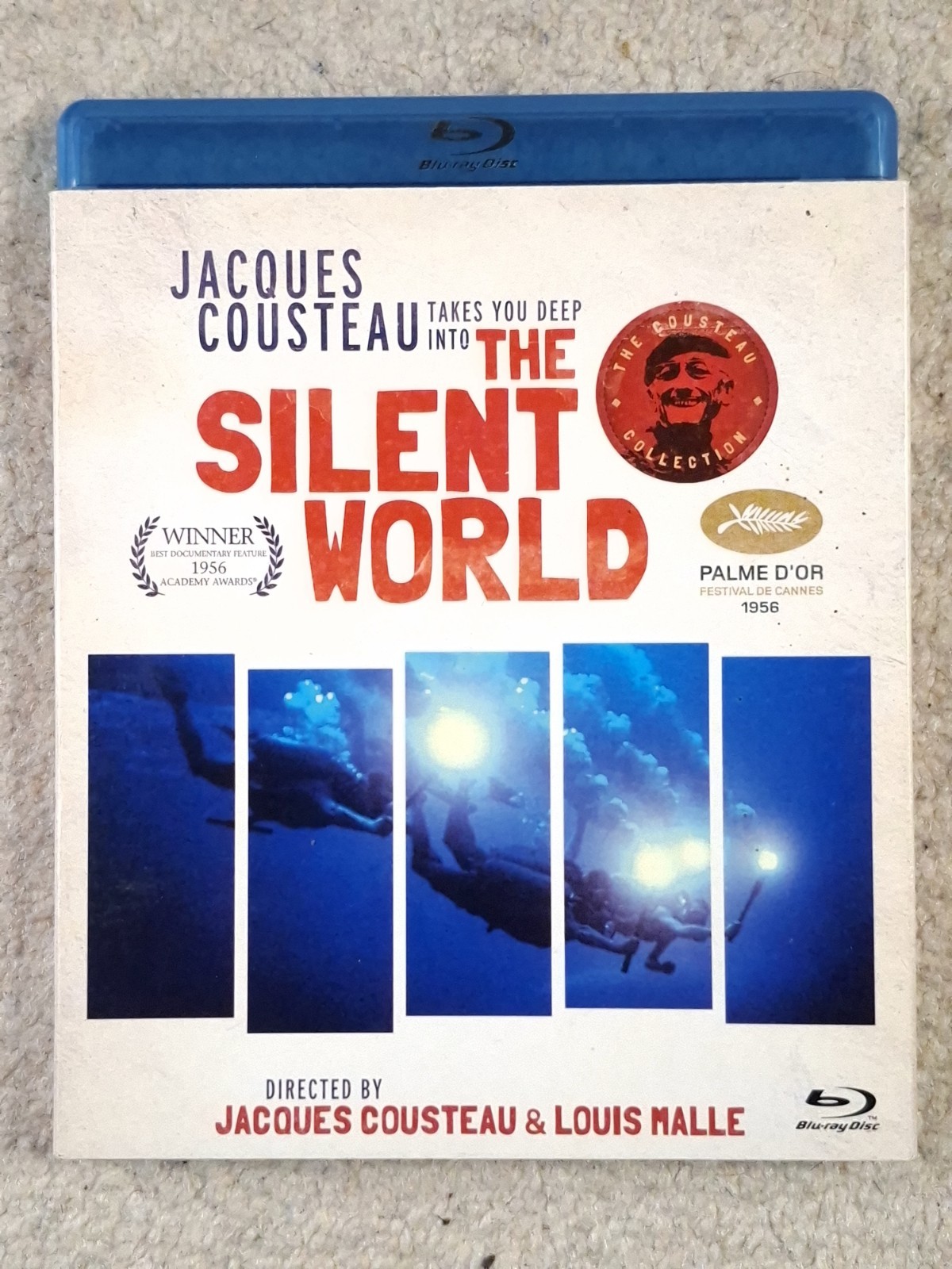 The Silent World - Jacques Cousteau (Blu-ray) Rare OOP