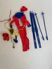 Vintage ‘70’s Ken Olympic Skier Outfit Skis Poles Metal Boots Complete Outfit