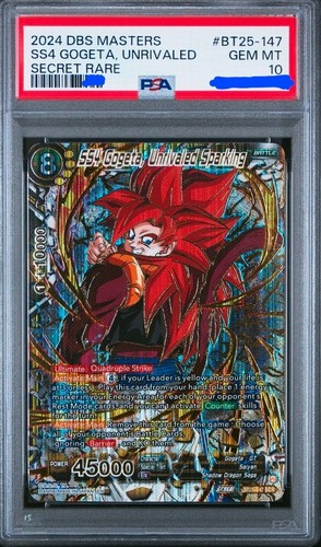 2024 SS4 Gogeta, Unrivaled Sparking #BT25-147